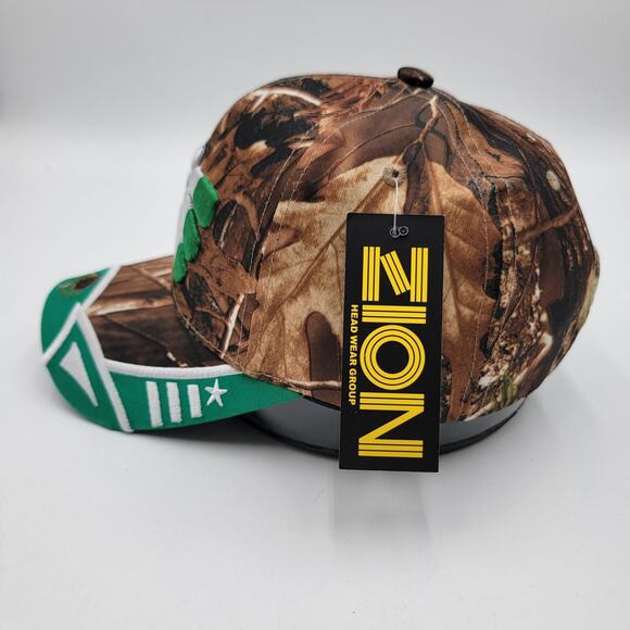 Zion Mexican Flag Hat Cap Snap Back Camouflage Camo Green Embroidered Mens - Picture 2 of 7
